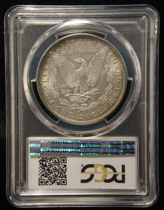 1887 MORGAN SILVER DOLLAR MS63 PCGS