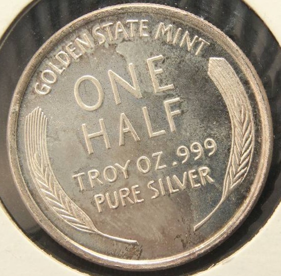 12 TROY OZ. .999 FINE SILVER INCUSE INDIAN DESIGN