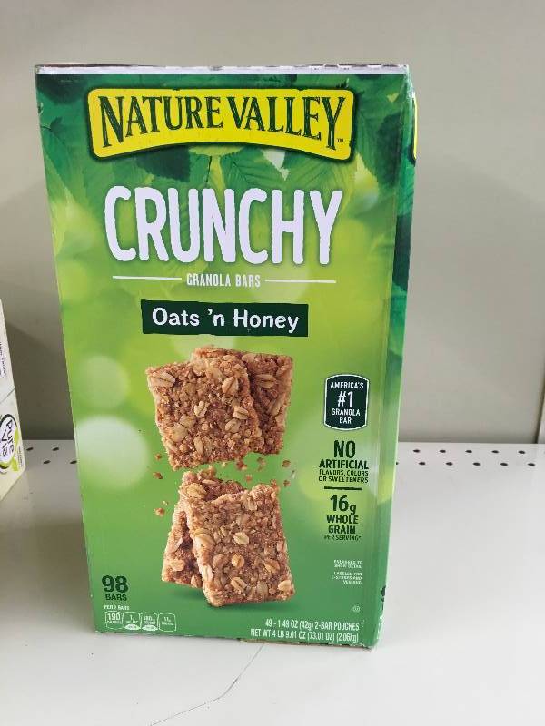 lot 4 image: NATURE VALLEY NV OATHNY 492CT PCH 1.5, RETAIL $12.79