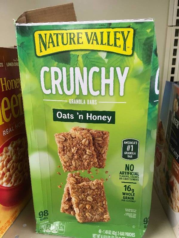lot 27 image: NATURE VALLEY NV OATHNY 492CT PCH 1.5, RETAIL $12.79