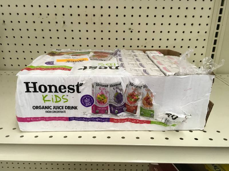 lot 35 image: HONEST KIDS ORGANIC JUICE DRINK, RETAIL $9.99