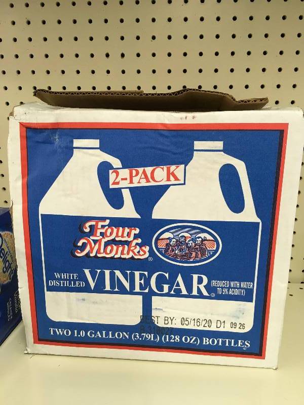 lot 44 image: FOUR MONKS VINEGAR 21GAL