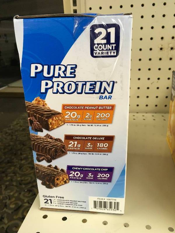 lot 49 image: PURE PROTEIN VAR 211.76Z, RETAIL $19.99