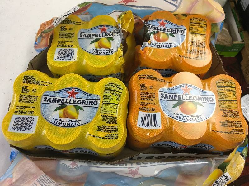 lot 63 image: San Pellegrino Sparkling Fruit Variety, Retail $16.99