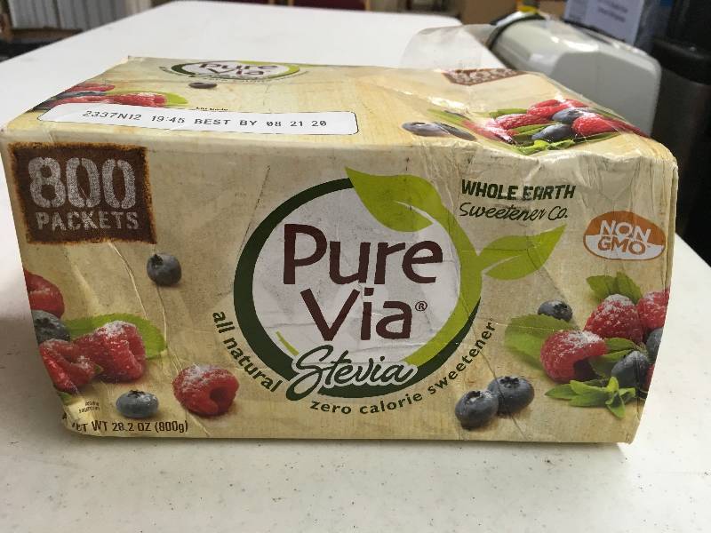lot 72 image: Pure Via Sweetener 800 Count, Retail $15.99