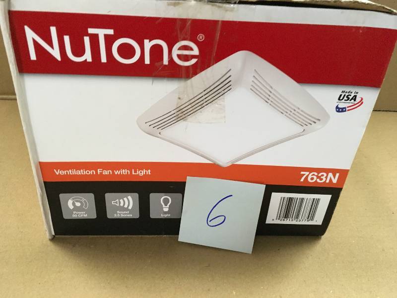 Broan-nutone 763N Ventilation Fan With Light