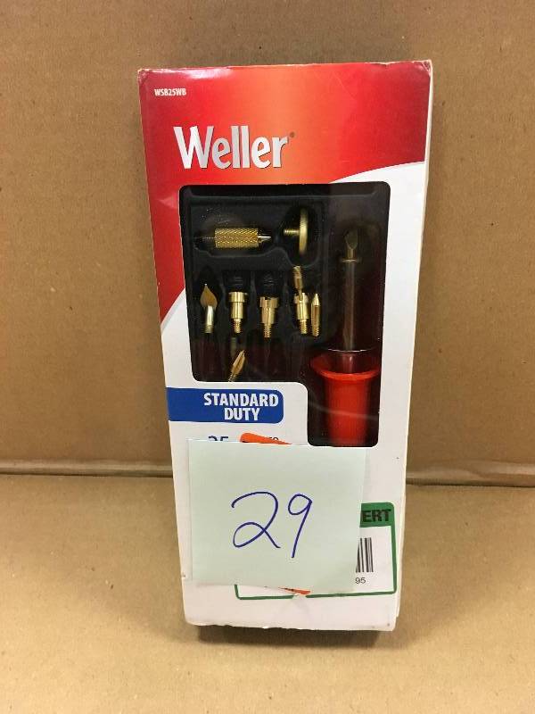 Weller Short Barrel Wood Burning Kit (15-Piece) Not Used