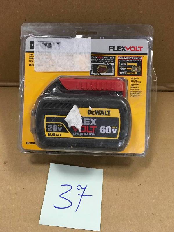 DeWalt FLEXVOLT 20-Volt60-Volt MAX Lithium-Ion Battery Pack New