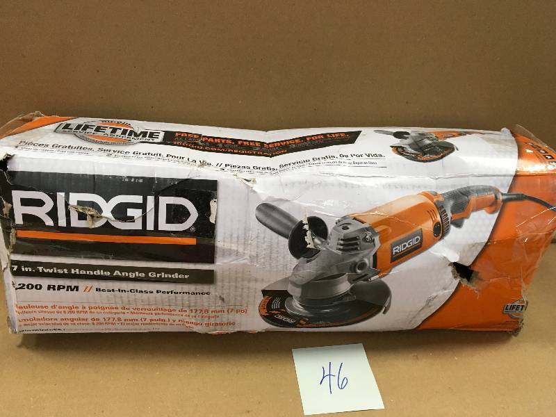 Ridgid 15 Amp Corded 7 in. Twist Handle 