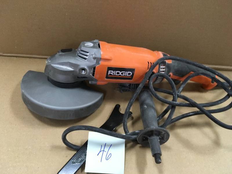 Ridgid 15 Amp Corded 7 in. Twist Handle Angle Grinder