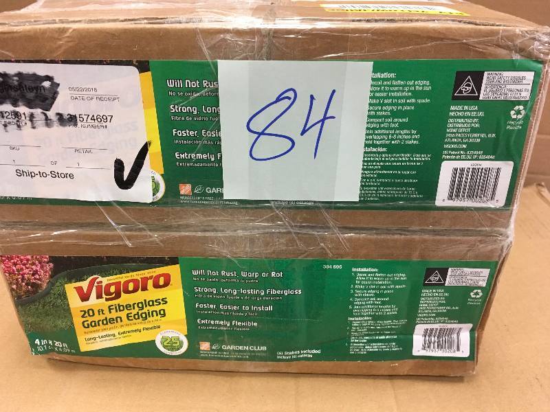 Vigoro 20 ft. Fiberglass Landscape Edging