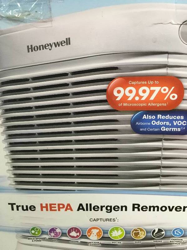 Honeywell True Hepa 155 sq. ft. Allergen Remover Air Purifier