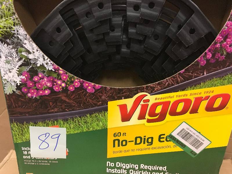 Vigoro 60 ft. No-Dig Landscape Edging Kit