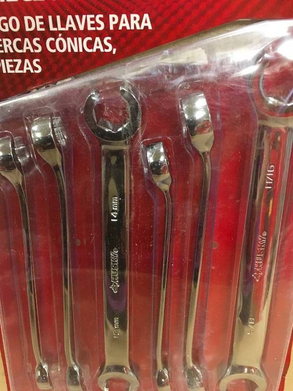 Husky SAE & MM Flare Nut Wrench Set 6 pc