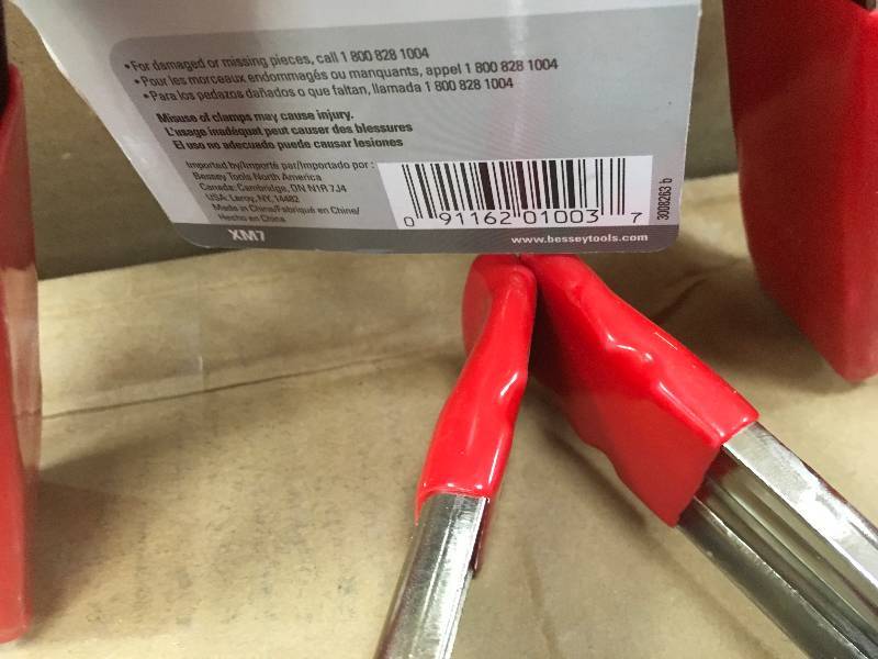 Bessey 3 in. Steel Spring Clamp with Handles and Tips