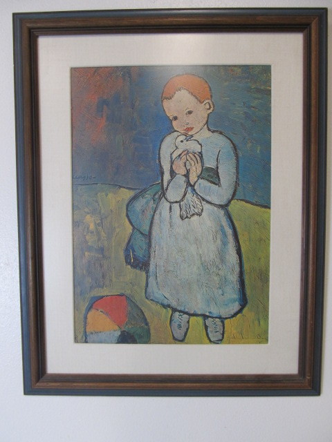 lot 49 image: Modern PICASSO Framed Print