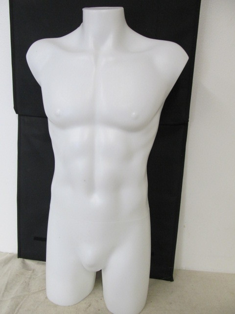 lot 91 image: Life-Size Male Mannequin Torso