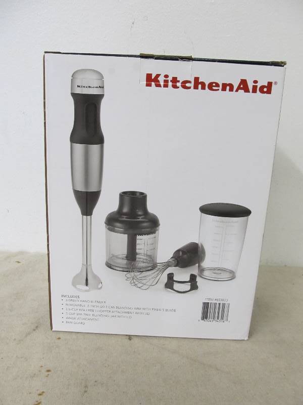 lot 67 image: BRAND NEW Kitchen-Aid 3 Speed Hand Blender