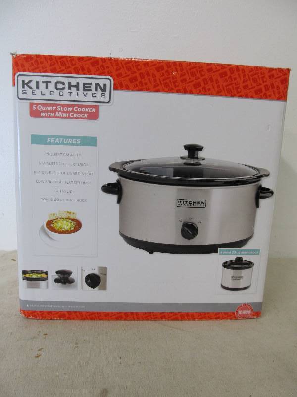 lot 58 image: NEW Kitchen Selective Crock Pot