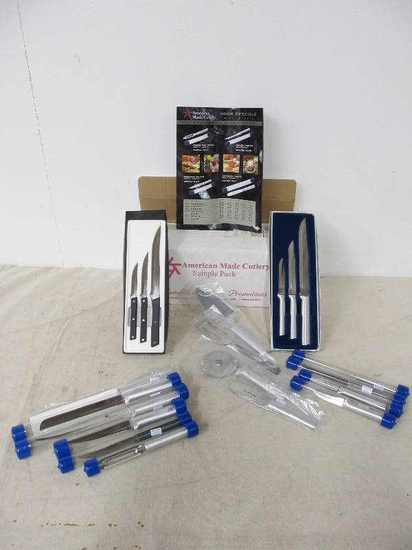 lot 62 image: BRAND NEW Quality American Made Cutlery Sample Set