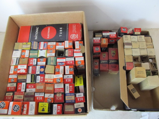lot 11 image: Lot of Assorted Vintage Boxed Radio Tubes