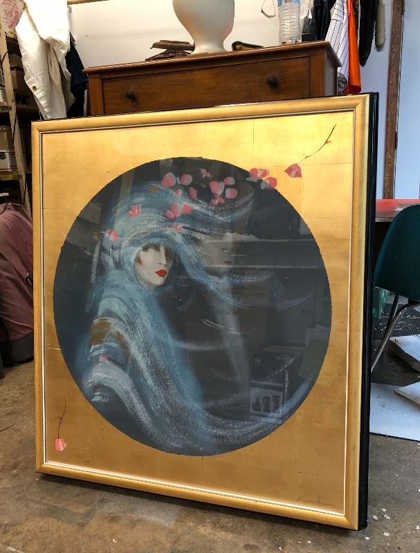 lot 92 image: HUGE SignedNumbered Hand Painted Artwork by Listed Artist Victoria Montesinos