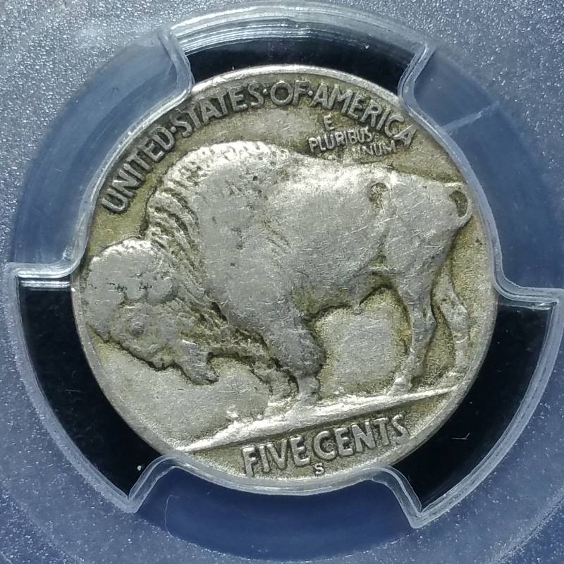 lot 9 image: 1919 S Buffalo Nickel - F15 PCGS