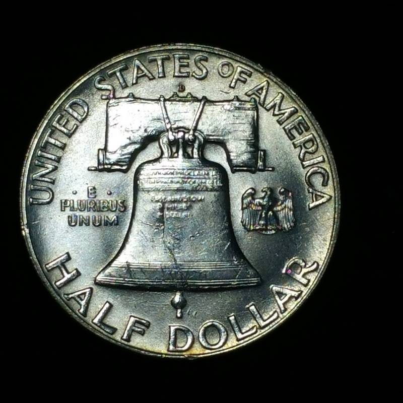 lot 23 image: 1949 D Franklin Silver Half Dollar - BUHighest Grade - Key Date