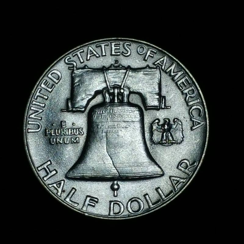 lot 26 image: 1950 D Franklin Silver Half Dollar - BUHighest Grade - Key Date