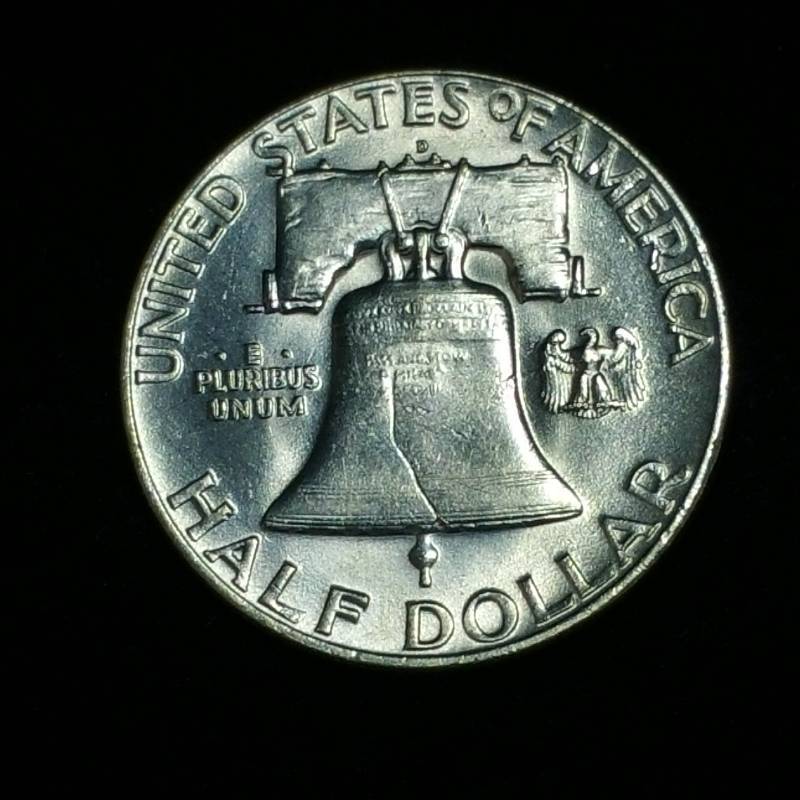 lot 28 image: 1951 D Franklin Silver Half Dollar - BUHighest Grade - Semi Key