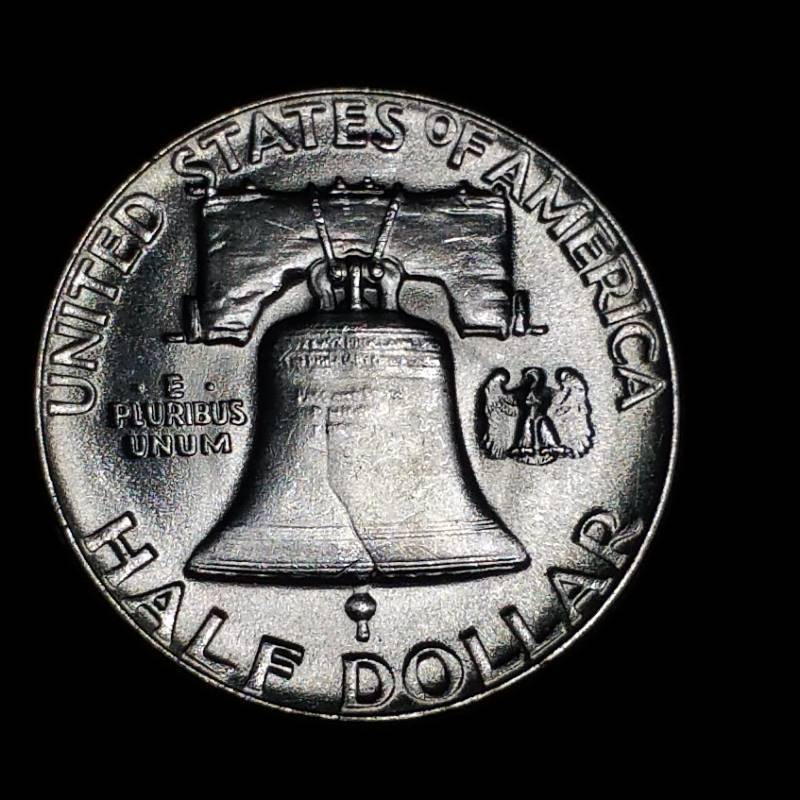 lot 36 image: 1954 Franklin Silver Half Dollar - BUHighest Grade