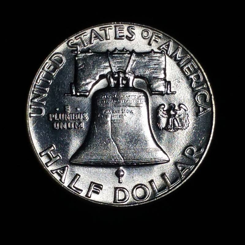 lot 40 image: 1956 Franklin Silver Half Dollar - BUHighest Grade