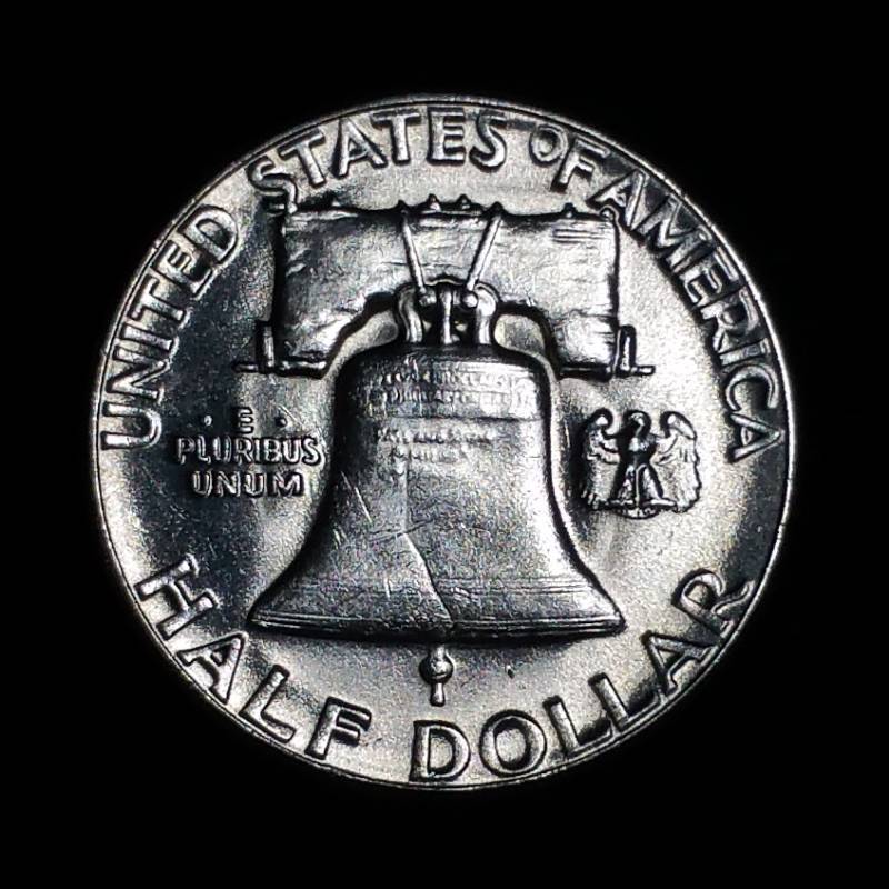 lot 41 image: 1957 Franklin Silver Half Dollar - BUHighest Grade