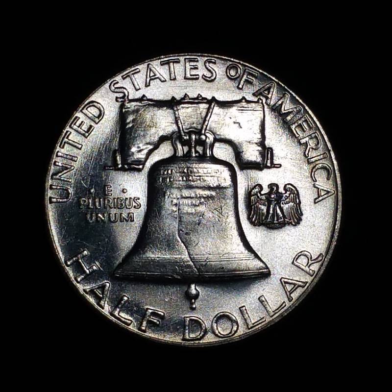 lot 45 image: 1959 Franklin Silver Half Dollar - BUHighest Grade