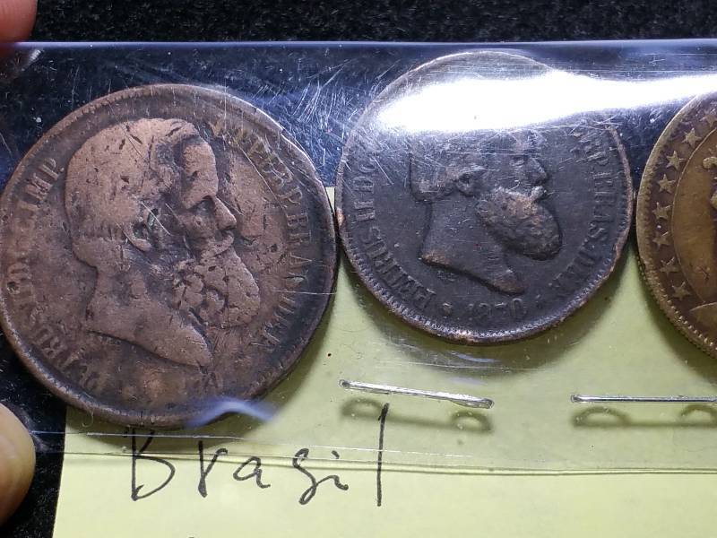 lot 55 image: Brazil Numismatic Coins, 1800s early 1900s