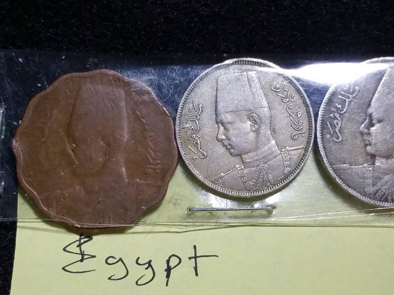 lot 56 image: Egyptian Numismatic Coins, 1930s 1940s