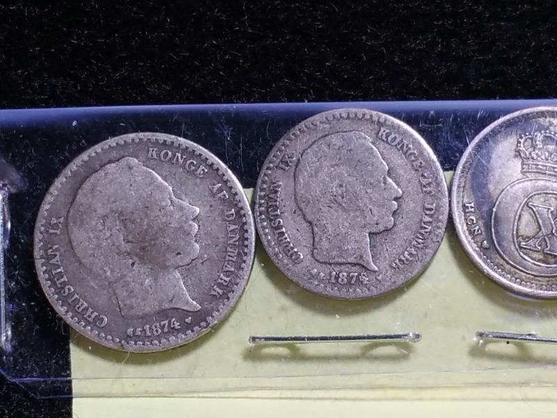 lot 57 image: Denmark Numismatic Coins, 1800s, early 1900s, etc.