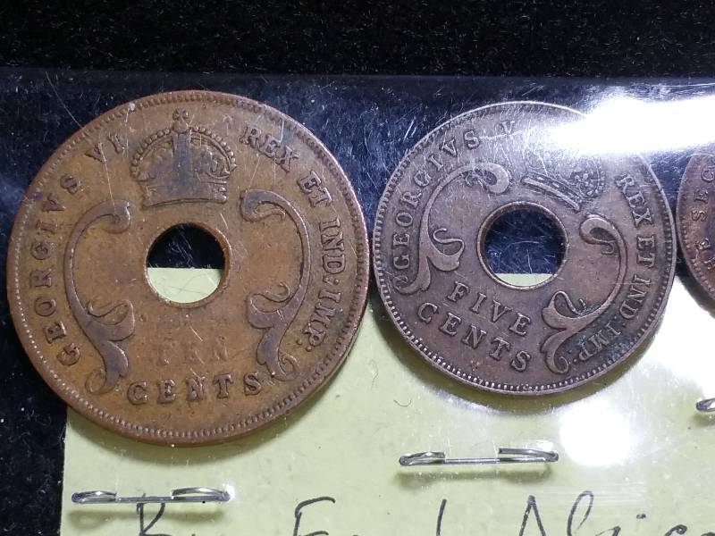 lot 60 image: East African Numismatic Coins, 1930s, 40s, 50s