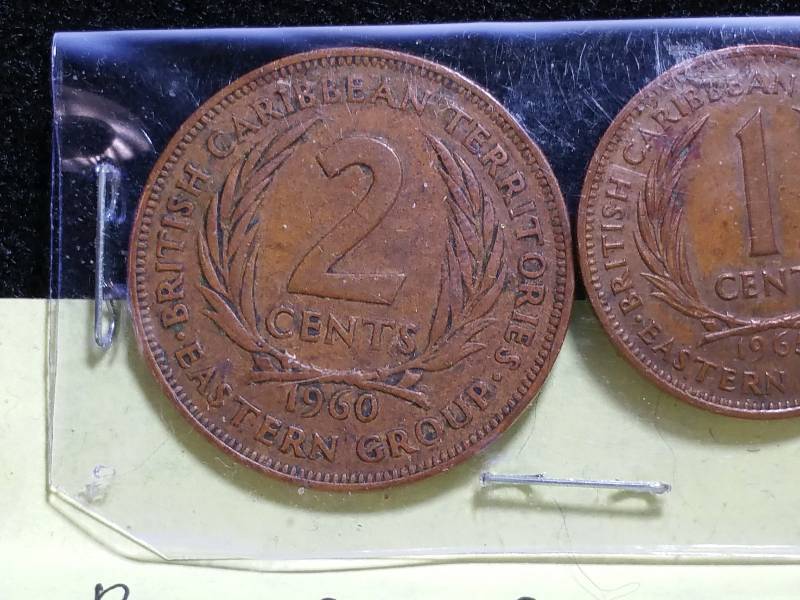 lot 61 image: Brittish Caribbean Territory Numismatic Coins, 1960s