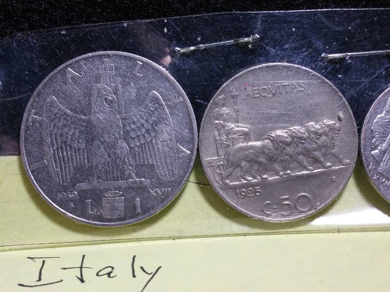 lot 66 image: Italian Numismatic Coins, Early 1900s, 20s, 30s, 40s