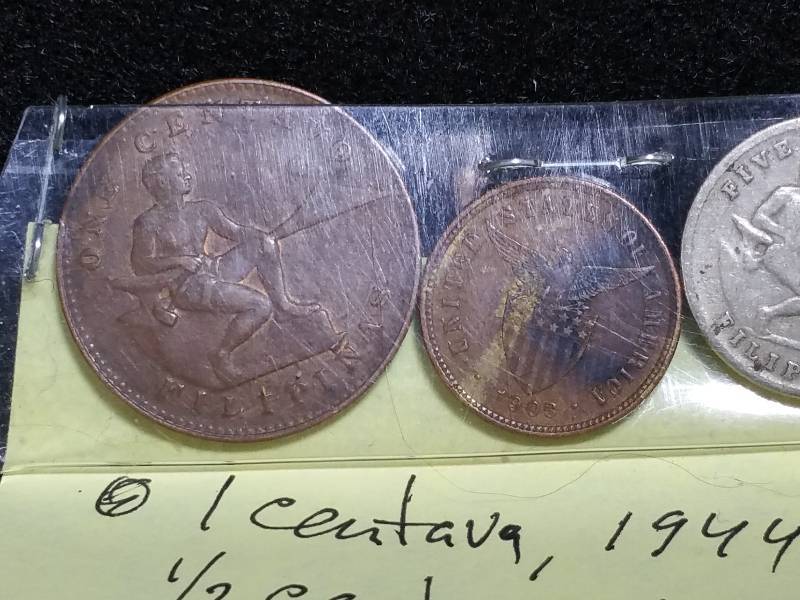 lot 71 image: Philippines Numismatic Coins, 1903, 1940s