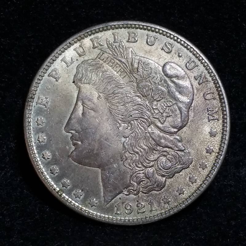 lot 77 image: 1921 Morgan Silver Dollar - Better Grade