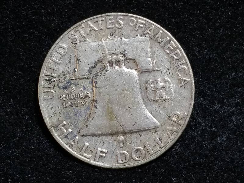 lot 83 image: 1959 D Franklin Silver Half Dollar