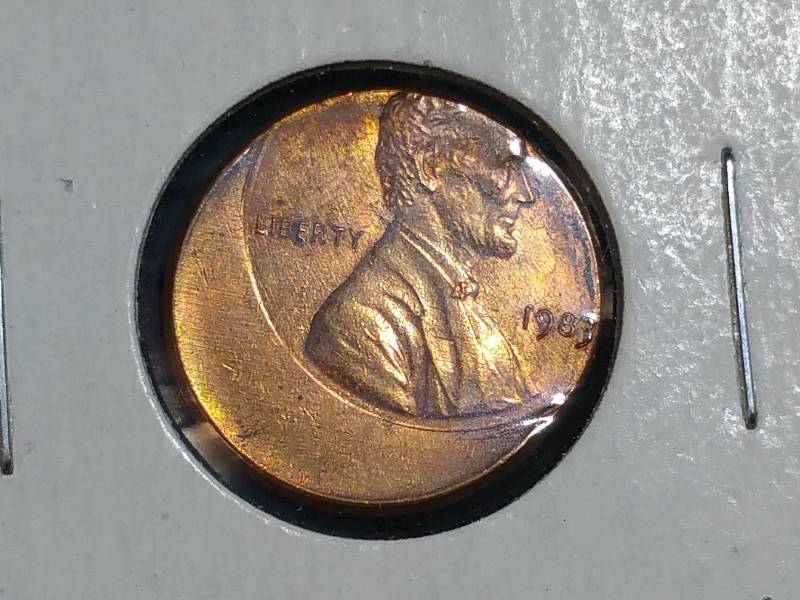 lot 93 image: 1983 Lincoln Cent Error Coin  Blank Coin Planchets