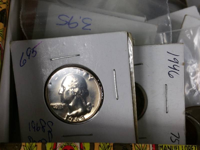 lot 98 image: Coin Collection, Proofs, Minis, Foreign, Buffalo Nickels, Wheat Cents, Etc.