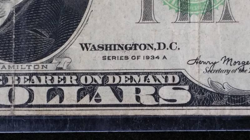 lot 102 image: 1934 A $10 Minneapolis Note