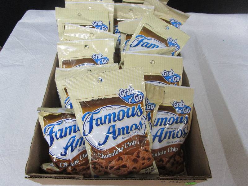 lot 11 image: 18 Famous Amos Chocolate Chip Cookies