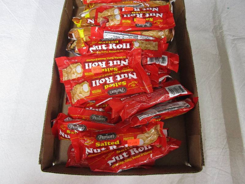 lot 42 image: 6 Peanut Butter Salted Nut Roll, 23 Salted Nut Roll Original