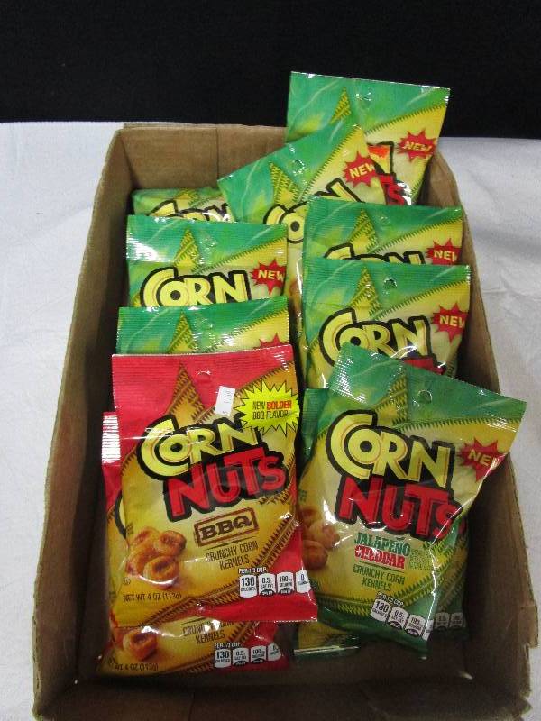 lot 93 image: 9 bags of corn nuts jalapeno cheddar, 2 bags of corn nuts BBQ