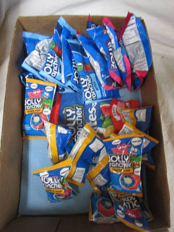 lot 114 image: Assortment of 21 Jolly Rancher products